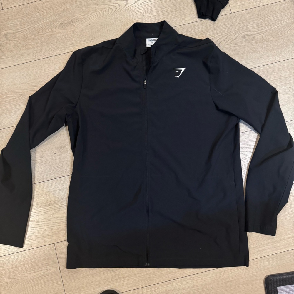 Gymshark Midnight Black Zip-Up Jacket